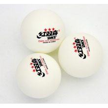 紅雙喜DHS 新款40+新材料有縫乒乓球 賽頂三星 10只裝 更圓更耐用