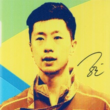 紅雙喜DHS 里約大滿貫蘋果手機(jī)殼  馬龍丁寧圖案