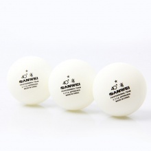 三維SANWEI 新款A(yù)BS新材料40+有縫一星乒乓球 散裝100個裝