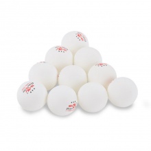 雙魚DOUBLEFISH 有縫ABS新材料3星兵乓球 10只裝雙魚V40+展翅三星級乒乓球