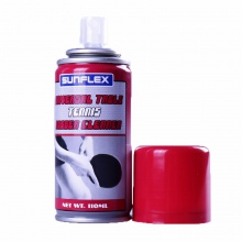 陽(yáng)光sunflex乒乓球膠皮保養(yǎng)液清洗液清潔劑清洗劑 110ML 金屬瓶裝 噴劑