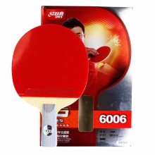 紅雙喜DHS 六星成品拍 雙面反膠 贈紅雙喜拍套