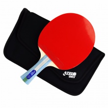 紅雙喜DHS 五星成品拍 雙面反膠 贈(zèng)拍套