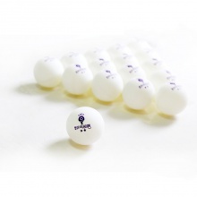 精英乒乓部落 紫羅蘭色 新款40+新材料 ABS 二星訓(xùn)練球 100粒裝 