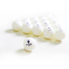 精英乒乓部落 紫羅蘭色 新款40+新材料 ABS 二星訓(xùn)練球 100粒裝 
