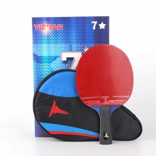 挺拔Tibhar 七星成品拍 5層純木結(jié)構(gòu) （雙面反膠+乒乓球2粒+葫蘆單拍套）