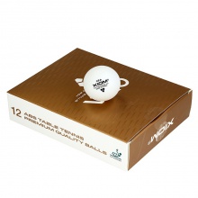 驕猛XIOM 王座ABS新材料有縫三星乒乓球 12粒裝