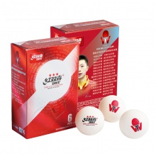 紅雙喜DHS 國際乒聯(lián)世界巡回賽乒乓球 新材料40+三星（6只裝） 