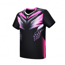 挺拔Tibhar 01914A 專業(yè)運(yùn)動(dòng)圓領(lǐng)衫 綻放（黑粉色）