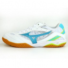 美津濃Mizuno 81GA170525 專業(yè)乒乓球運動鞋 湖藍/白色