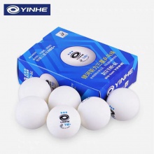 銀河Yinhe 鉅力三星 新材料藍三星有縫乒乓球 6粒裝