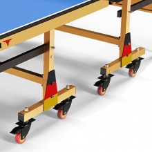 挺拔Tibhar 慕尼黑 整體輪式乒乓球臺(tái)球桌 國際乒聯(lián)認(rèn)證比賽用臺(tái)