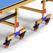 挺拔Tibhar 阿姆斯特丹 整體輪式乒乓球臺球桌 國際乒聯(lián)認(rèn)證比賽用臺