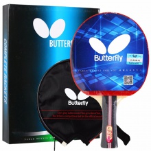 蝴蝶Butterfly TBC-302 蝴蝶乒乓球成品拍成品拍 輕量型 五層純木+YUKI粘性膠皮
