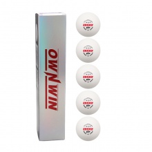 OWNWIN澳悠 乒乓球 新材料40+三星無縫乒乓球 方盒5個裝  