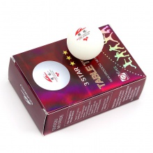 國(guó)球guoqiu 新材料40+有縫三星乒乓球比賽用球 白色 6個(gè)裝