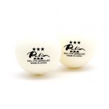 拍里奧Palio 三星乒乓球 新材料3星專業(yè)比賽球 S40+mm白色/10只裝（有縫球）