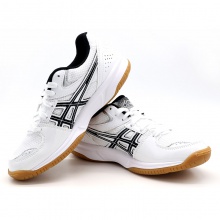 亞瑟士ASICS 1053A034-101 專業(yè)乒乓球鞋 經(jīng)典白黑色