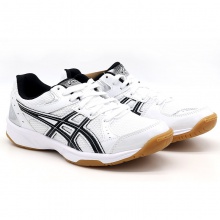 亞瑟士ASICS 1053A034-101 專業(yè)乒乓球鞋 經(jīng)典白黑色