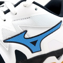 美津濃Mizuno 81GA211027 專業(yè)乒乓球鞋 白藍色 WAVE MEDAL RISE