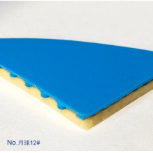 銀河Yinhe 月球12 乒乓球套膠無機澀性反膠 藍色（附贈銀河紫三星有縫乒乓球1盒）