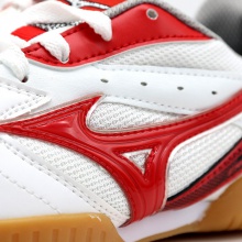 美津濃Mizuno 81GA183062 專業(yè)乒乓球運(yùn)動(dòng)鞋 白/中國(guó)紅