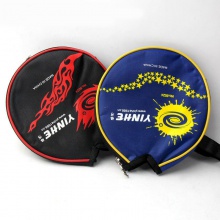 銀河Yinhe 8024 乒乓球拍套 圓形單拍套 耐磨牛津布小巧輕便雙色可選