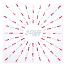 紅雙喜DHS RP-11 粘性乒乓球拍保護膜（單片） 膠片保護膜 紅色粘性保護膜(1片)