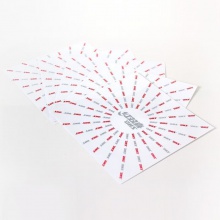 紅雙喜DHS RP-11 粘性乒乓球拍保護膜（單片） 膠片保護膜 紅色粘性保護膜(1片)