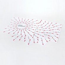 紅雙喜DHS RP-11 粘性乒乓球拍保護膜（單片） 膠片保護膜 紅色粘性保護膜(1片)