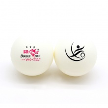 雙魚Doublefish 2023德班世乒賽紀(jì)念球（含球盒） 三星40+有縫乒乓球 三個(gè)裝