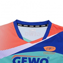 杰沃GEWO FN08 炫彩 捷沃專業(yè)乒乓球服運(yùn)動(dòng)T恤 印花比賽服  馬卡龍色