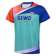 杰沃GEWO FN08 炫彩 捷沃專業(yè)乒乓球服運(yùn)動(dòng)T恤 印花比賽服  馬卡龍色