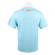 杰沃GEWO FN07 舞動(dòng) 捷沃專業(yè)乒乓球服運(yùn)動(dòng)T恤 印花比賽服 湖藍(lán)色
