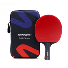 SENNTEL森淘 麒麟X3 精英乒乓網(wǎng)定制 初學(xué)者入門(mén)乒乓球拍成品拍 贈(zèng)精美硬殼方形拍套
