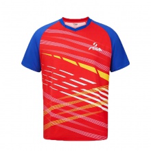 斯帝卡Stiga CA-93RB 紅藍色 運動T恤 乒乓球比賽服