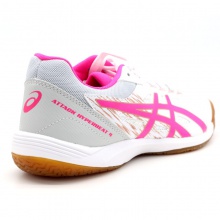 亞瑟士Asics 輕快王 1073A056-101 專業(yè)乒乓球鞋 白粉色