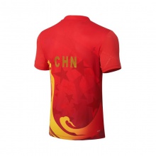 李寧Lining AAYS253-1 乒乓亞運(yùn)系列國家隊(duì)男款乒乓球上衣 赤櫻紅