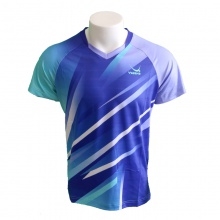 亞薩卡Yasaka SJ-T-08 乒乓球服 運(yùn)動(dòng)T恤 運(yùn)動(dòng)上衣 運(yùn)動(dòng)短袖 藍(lán)色