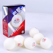 雙魚Doublefish 2024巴黎專用比賽用球 PAR40+三星有縫乒乓球 （6個裝）