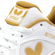 蝴蝶Butterfly LEZOLINE-12-08 高檔室內乒乓球鞋 乒乓球運動鞋 白色