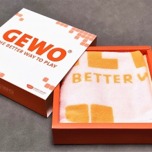 捷沃GEWO 杰沃 T01 專業(yè)運動汗巾 長汗巾 純棉運動毛巾 雙色可選