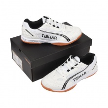 挺拔Tibhar 01922 飛舞 專業(yè)乒乓球運(yùn)動(dòng)鞋 白黑色