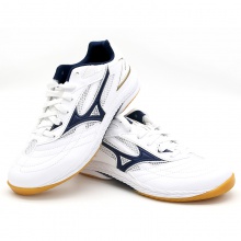 美津濃Mizuno 81GA220514 9代 專業(yè)乒乓球運(yùn)動(dòng)鞋 白/藏藍(lán)色