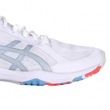 亞瑟士Asics DYNAFEATHER 1073A064-100 專業(yè)輕便耐磨男女乒乓球鞋 白青色