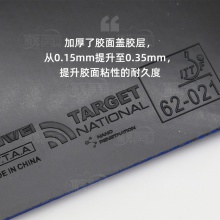 三維Sanwei 國標(biāo)3 標(biāo)靶國家隊版第三代 專業(yè)乒乓球粘性反膠套膠藍海綿