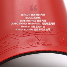 驕猛XIOM 紅V雙驅(qū)專業(yè)粘性乒乓球膠皮反膠套膠