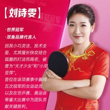 雙魚(yú)Doublefish劉詩(shī)雯林高遠(yuǎn)肖像乒乓球 收藏紀(jì)念比賽訓(xùn)練球官方正品 送球盒