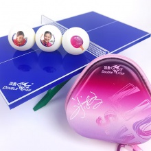 雙魚(yú)Doublefish劉詩(shī)雯林高遠(yuǎn)肖像乒乓球 收藏紀(jì)念比賽訓(xùn)練球官方正品 送球盒