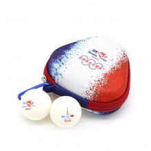 雙魚Doublefish 巴黎珍藏球雙標(biāo)乒乓球3個(gè)裝精美球盒